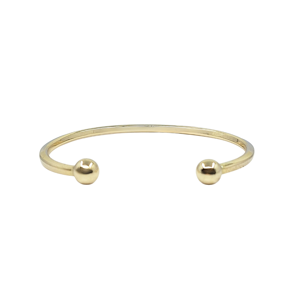 9ct Yellow Gold Torque Bangle