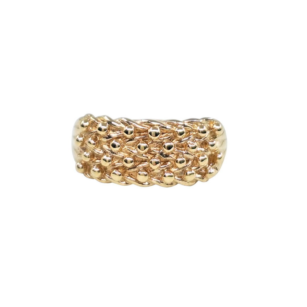 9ct Yellow Gold Keeper Ring