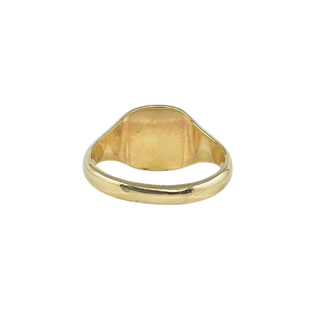 9ct Yellow And White Gold Gents Centurion Signet Ring