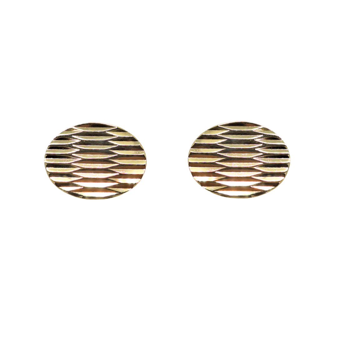 9ct Yellow Gold Cufflinks