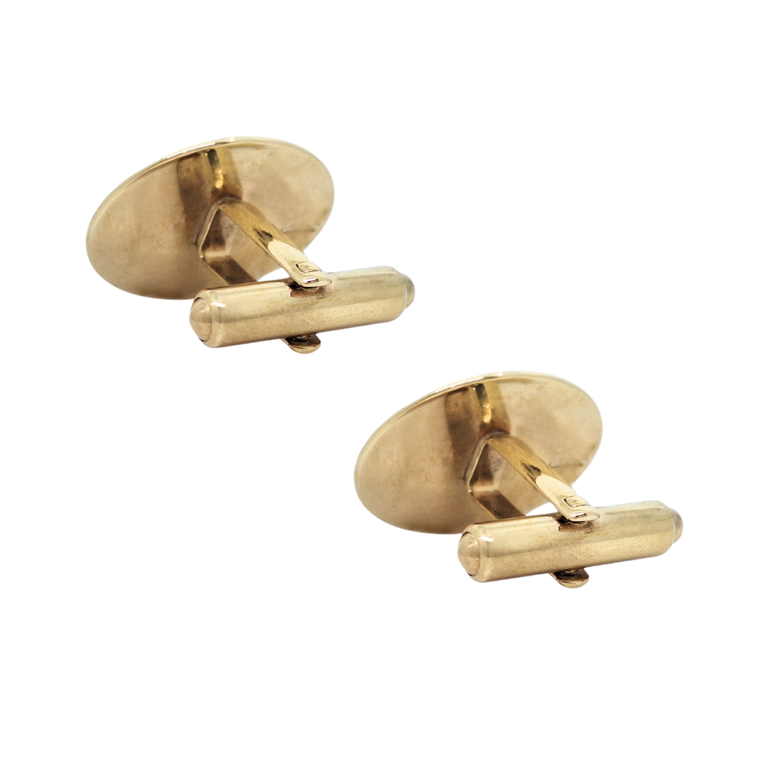 9ct Yellow Gold Cufflinks
