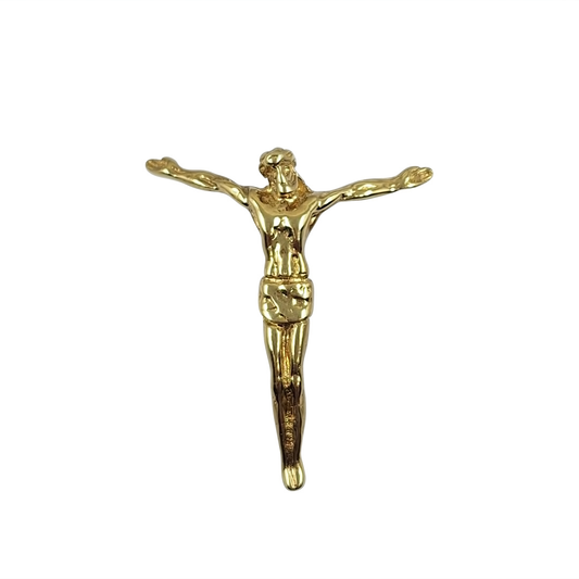 9ct Yellow Gold Jesus Pendant