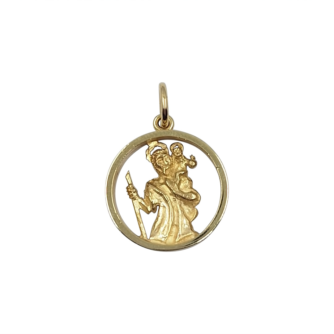9ct Yellow Gold St Christopher