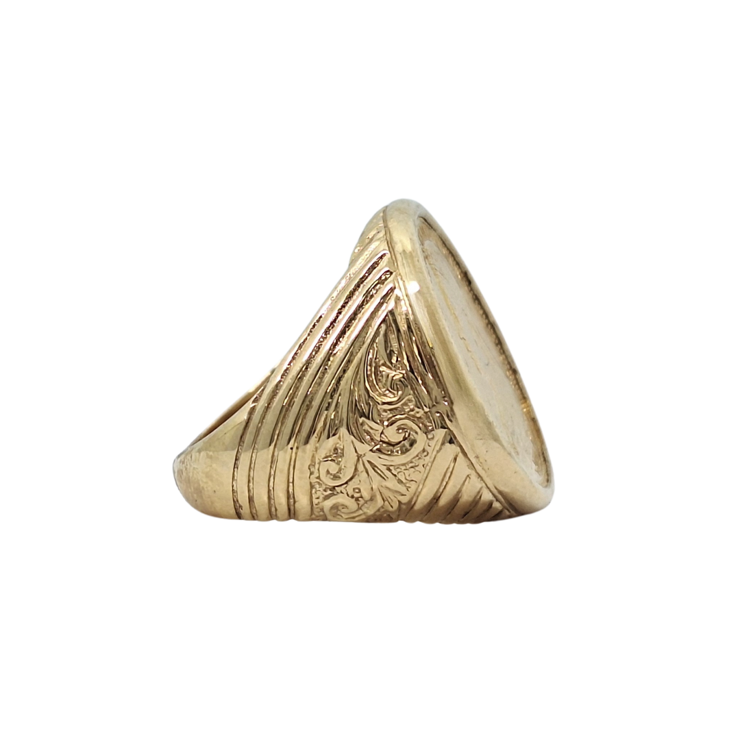 Full Sovereign Queen Victoria Ring