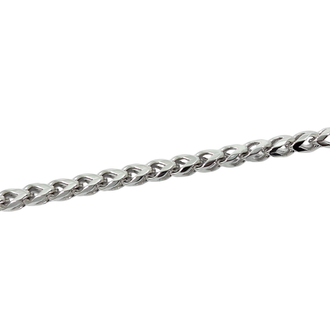 Silver Franco Bracelet 7.5"