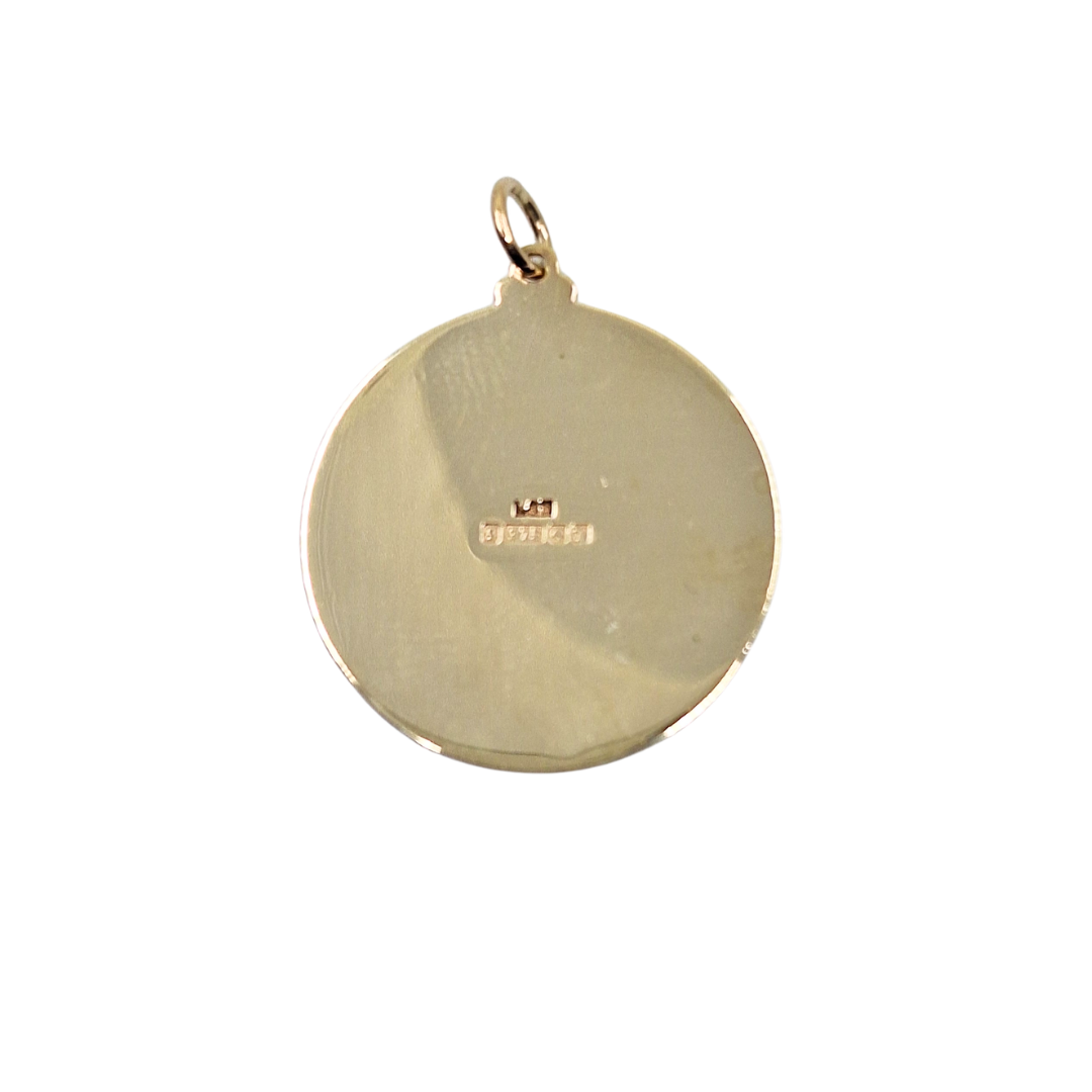 9ct Yellow Gold St Christopher Pendant