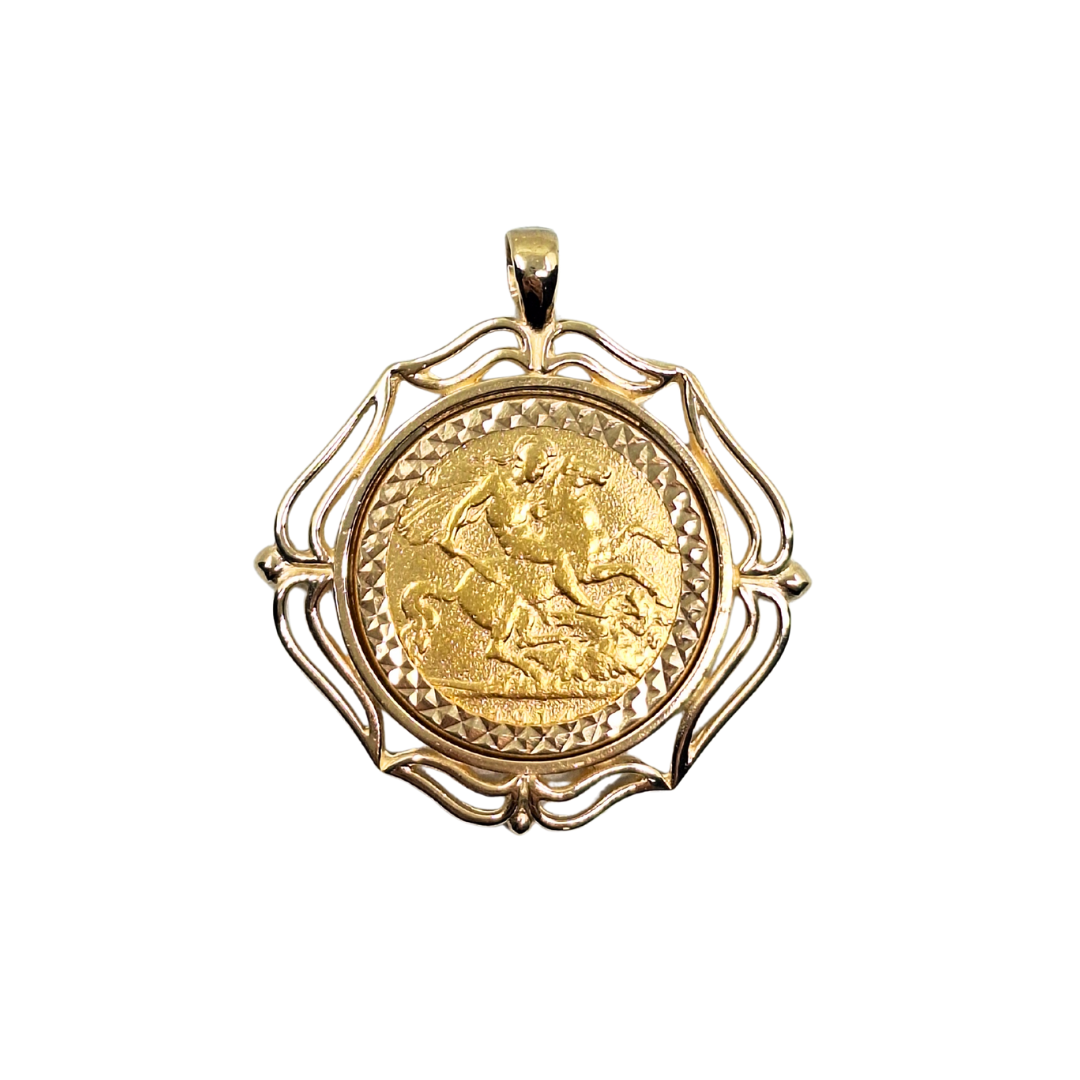 Half Sovereign Pendant 1914