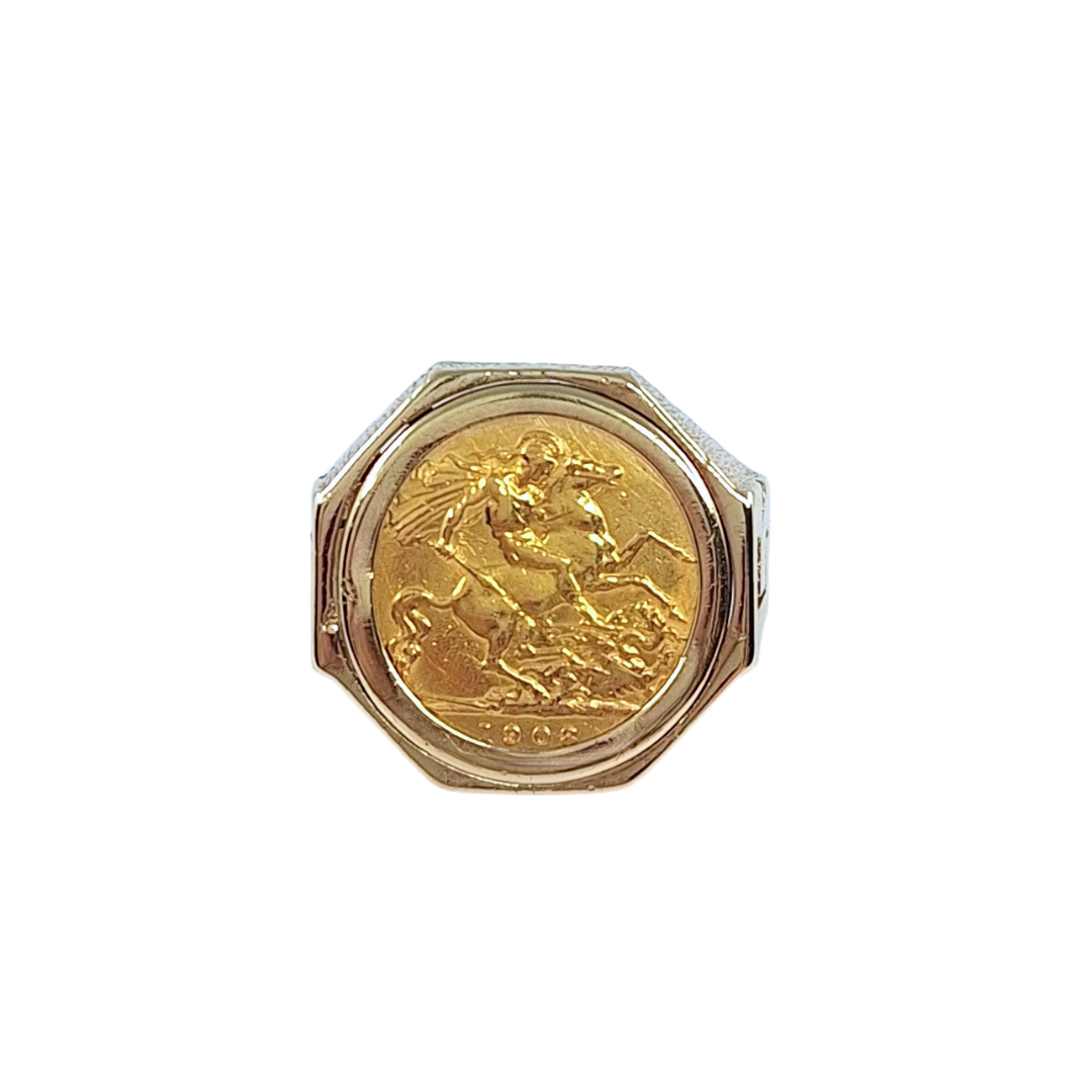 Half Sovereign Ring 1908