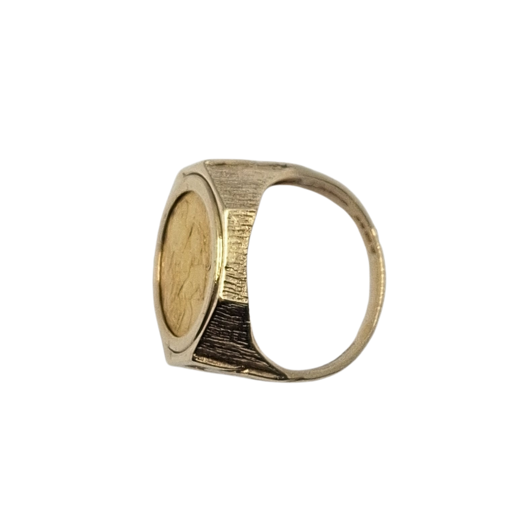 Half Sovereign Ring 1908