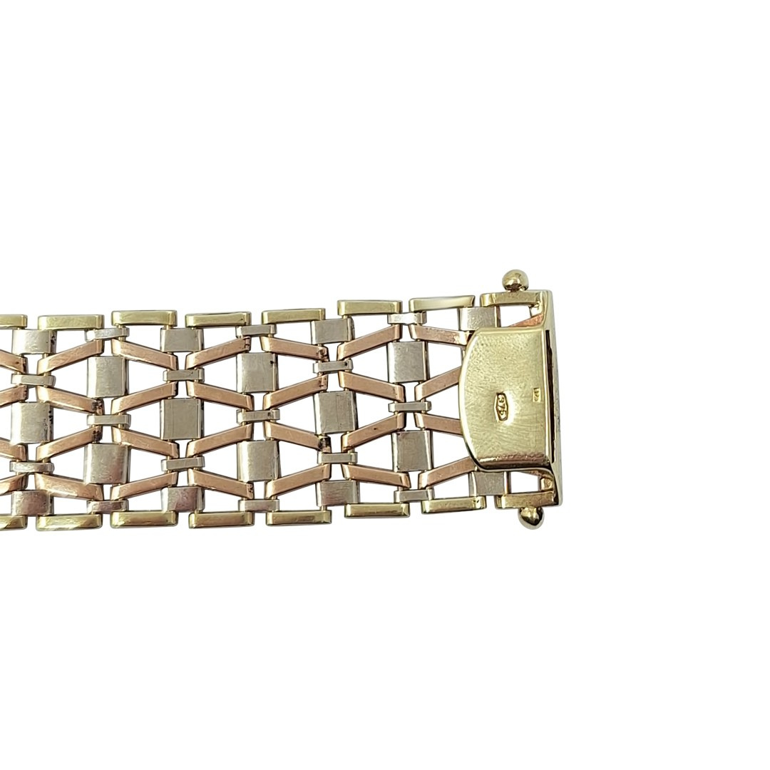9ct Yellow Gold Fancy Bracelet 7.5"