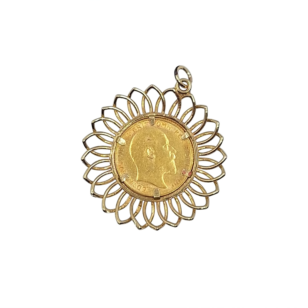 Half Sovereign Pendant 1909