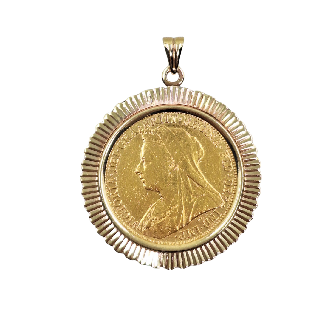 Full Sovereign Pendant 1895