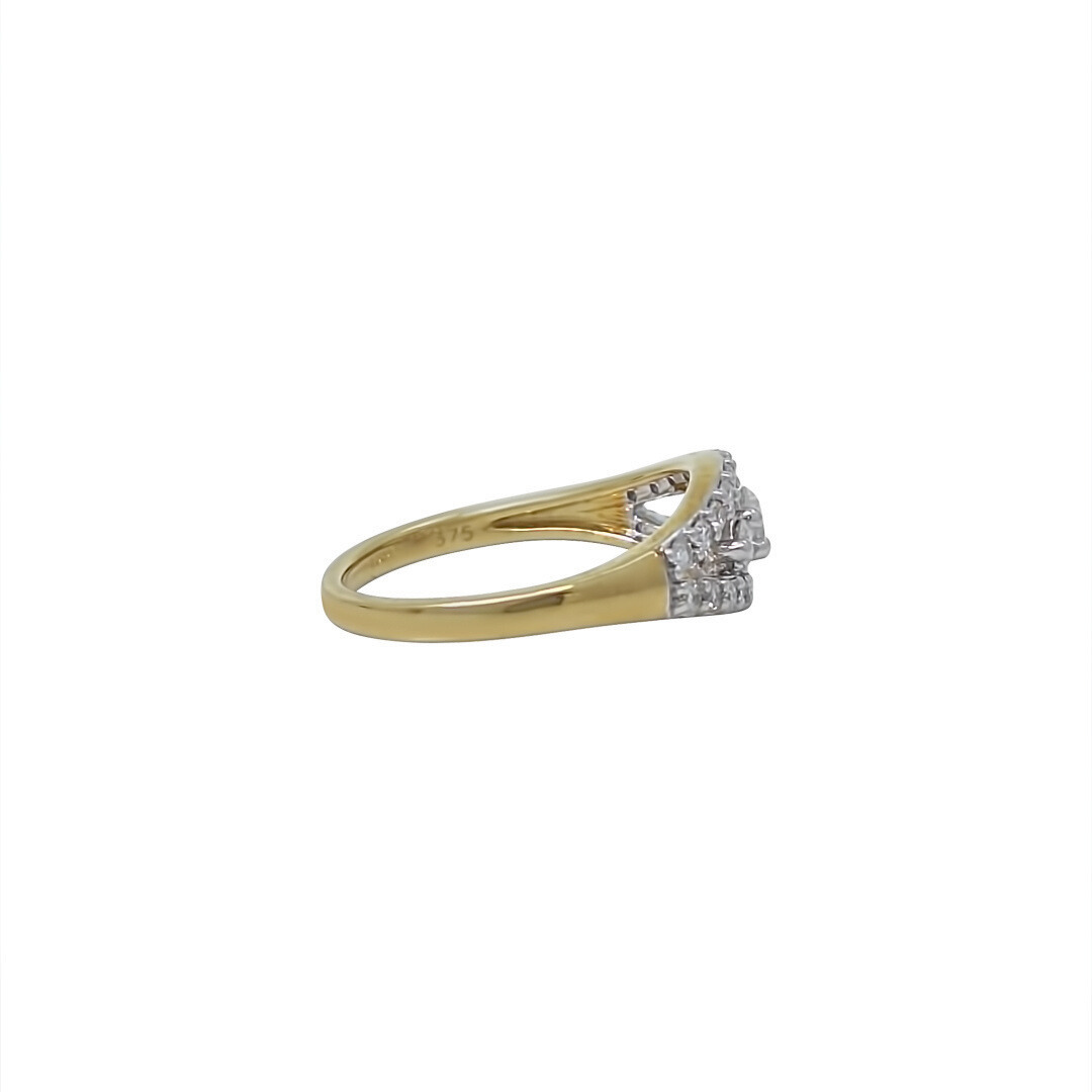 9ct Yellow Gold Diamond Ring 0.50ct