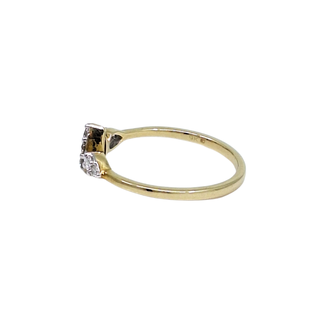 9ct Yellow Gold Diamond Ring 0.20ct
