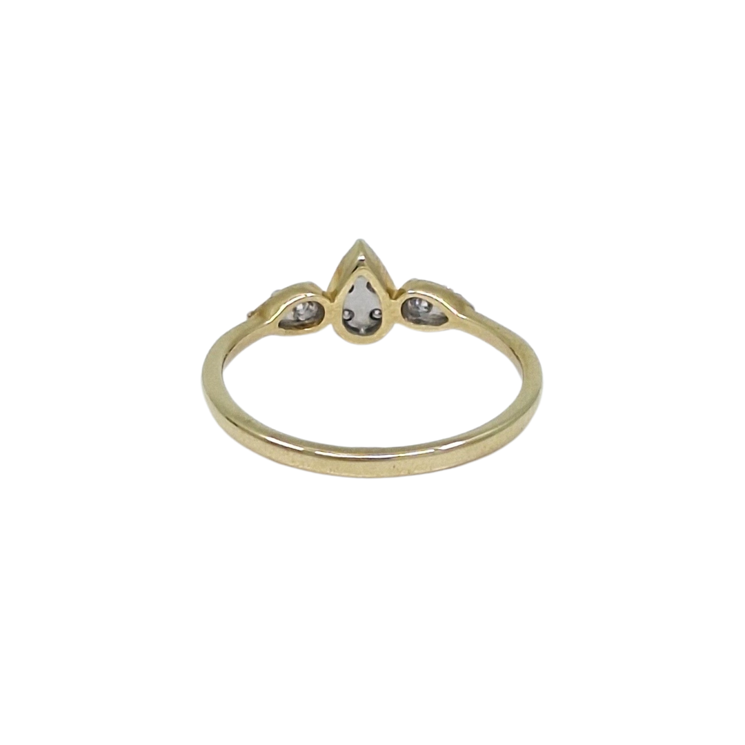 9ct Yellow Gold Diamond Ring 0.20ct