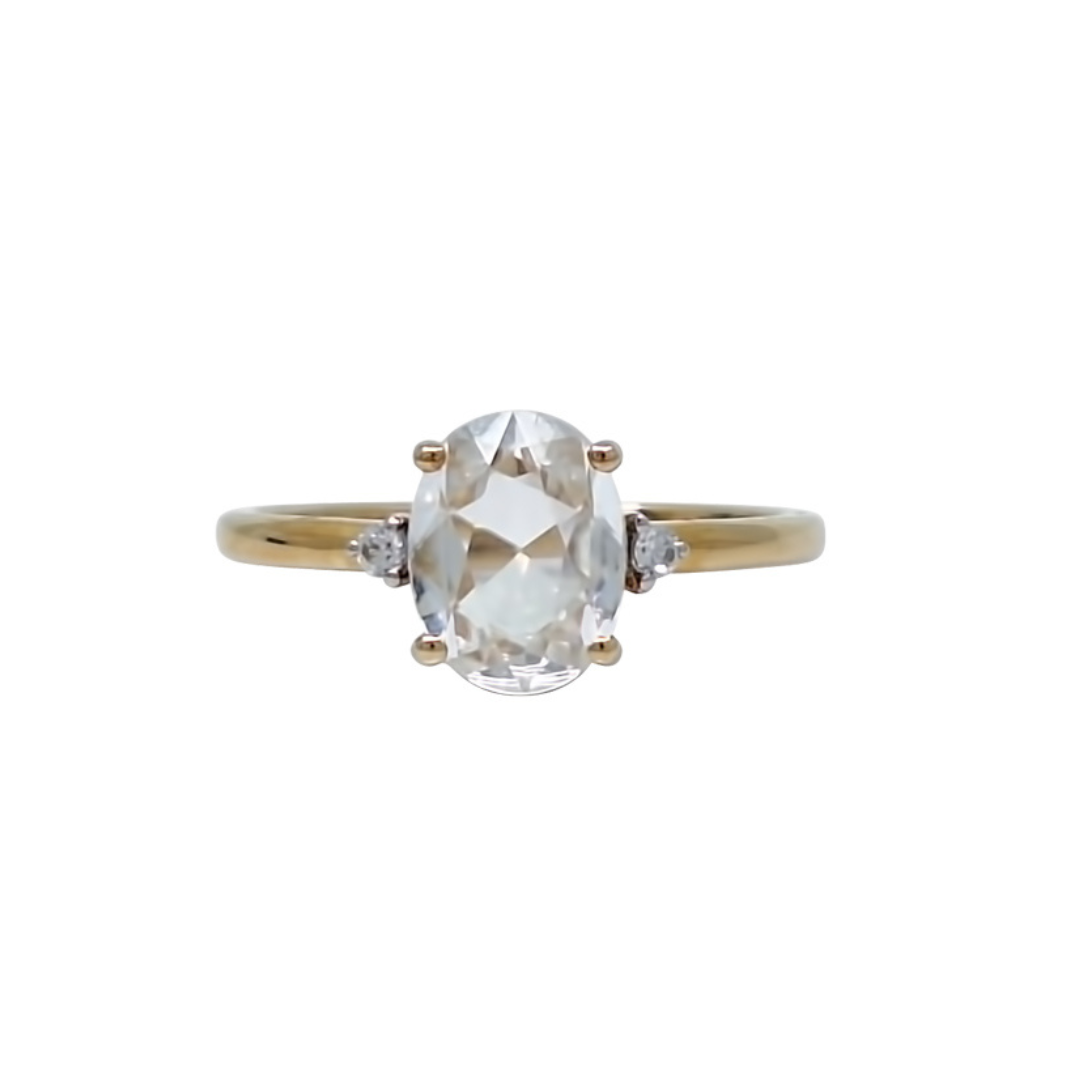 9ct Yellow Gold Ratanakiri Zircon Ring