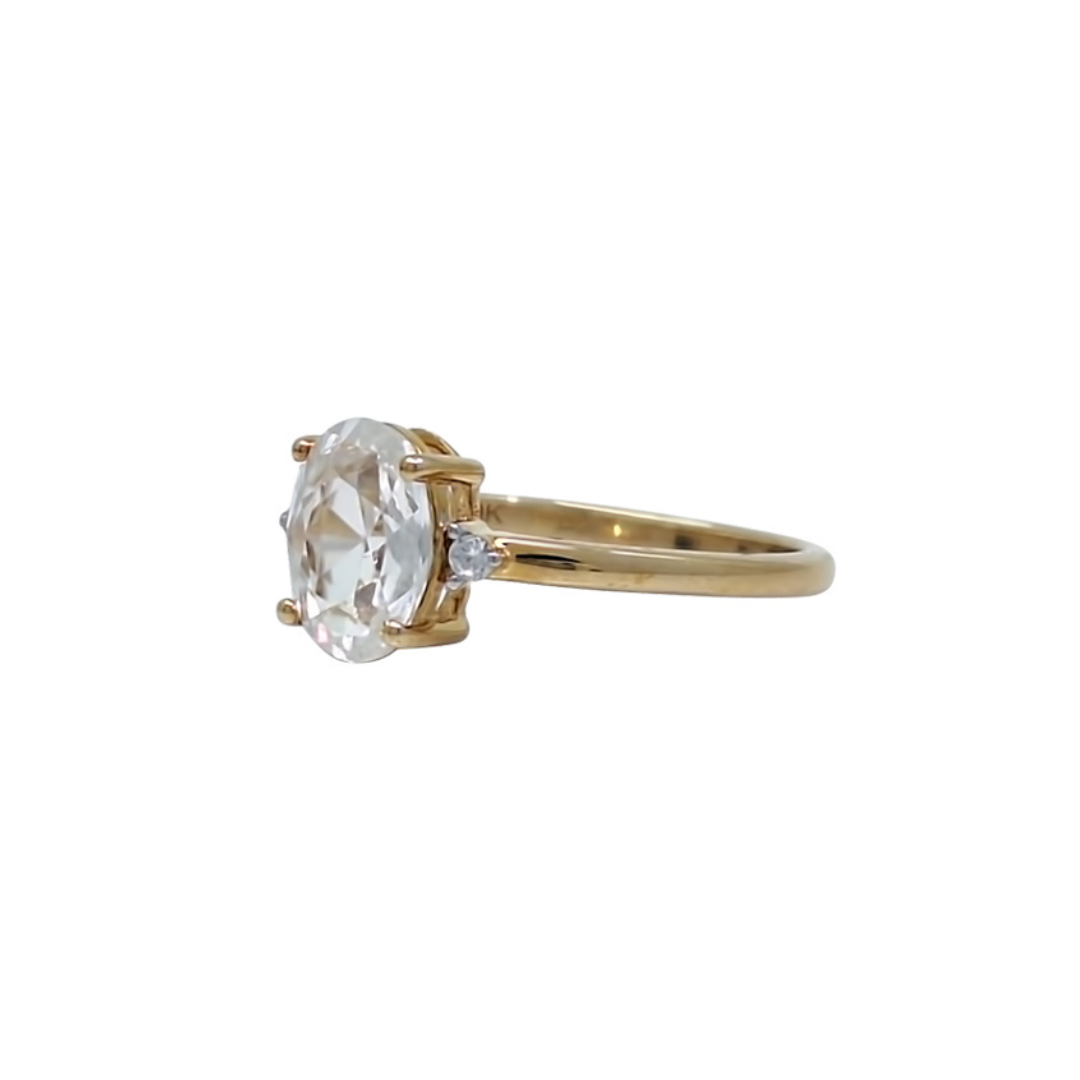 9ct Yellow Gold Ratanakiri Zircon Ring