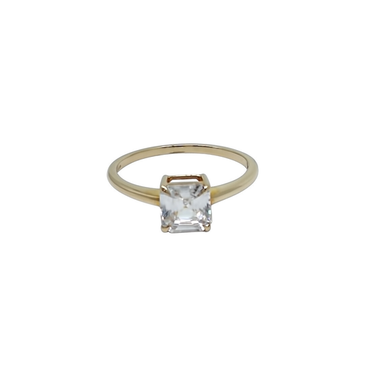 9ct Yellow Gold Singida Zircon Ring 1.70ct