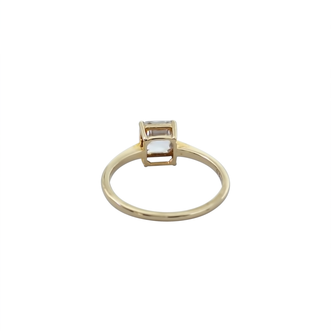 9ct Yellow Gold Singida Zircon Ring 1.70ct