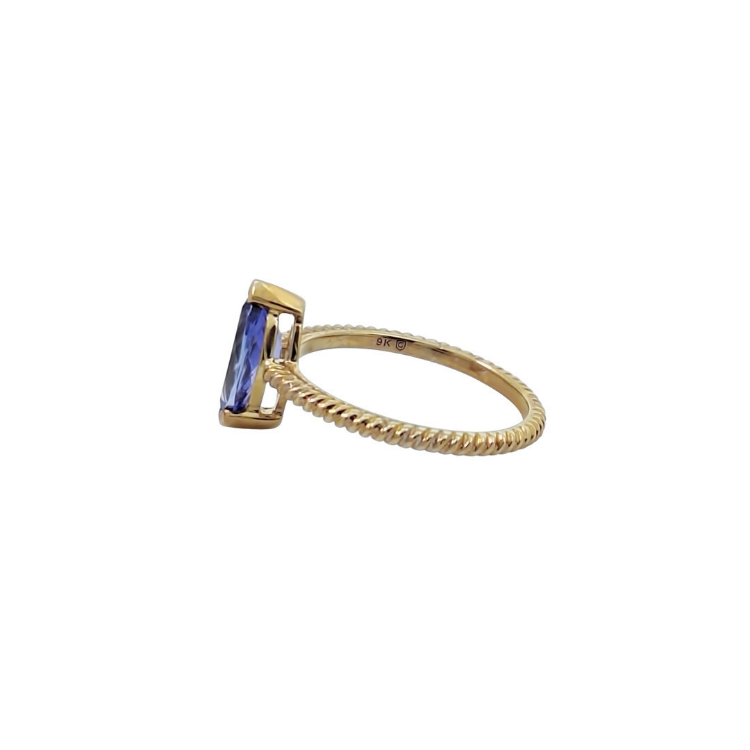 9ct Yellow Gold Tanzanite Ring  1.10ct