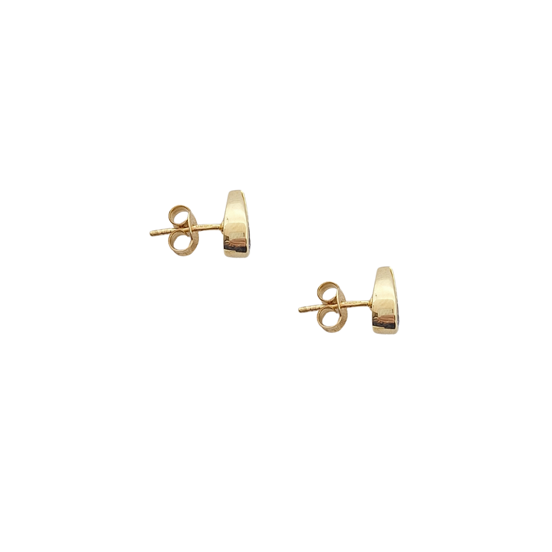 9ct Yellow Gold Tanzanite Stud Earrings 1.05ct