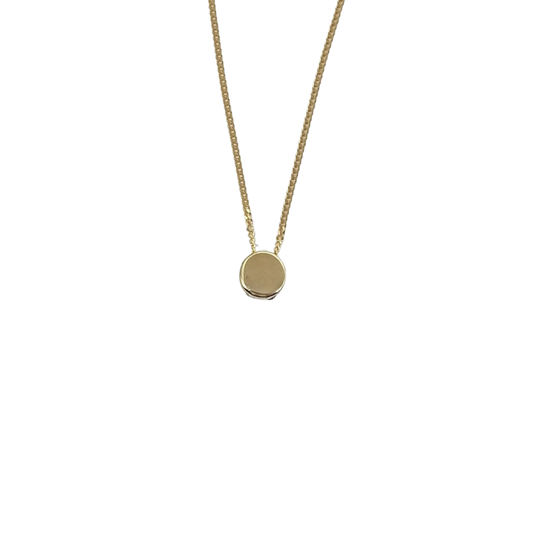 9ct Yellow Gold Diamond Cluster Pendant 0.20ct