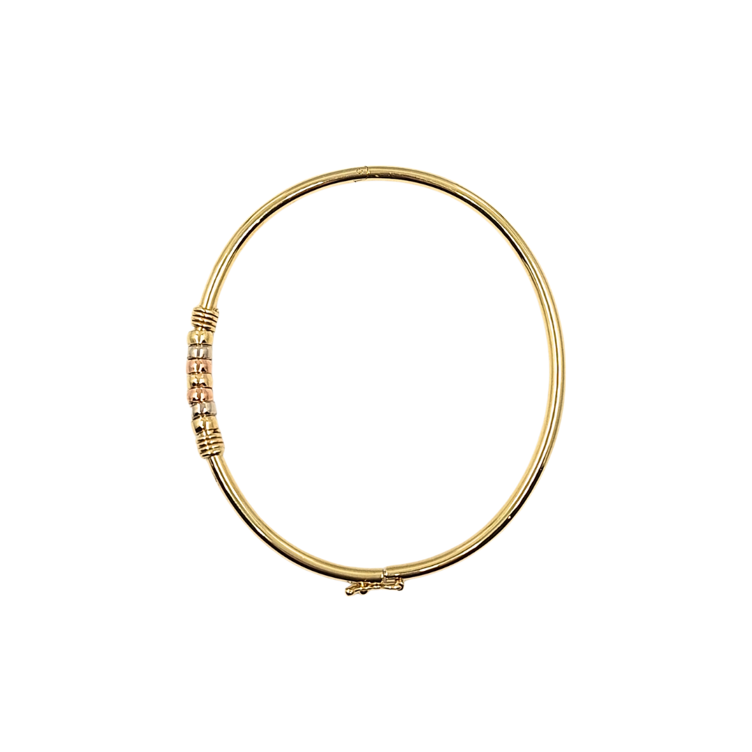 9ct Yellow Gold Hinged Bangle