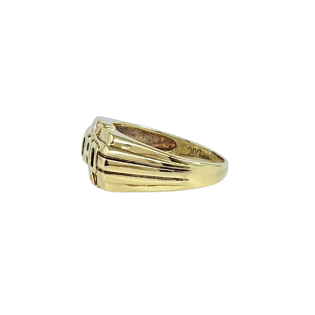 9ct Yellow Gold Dad Ring