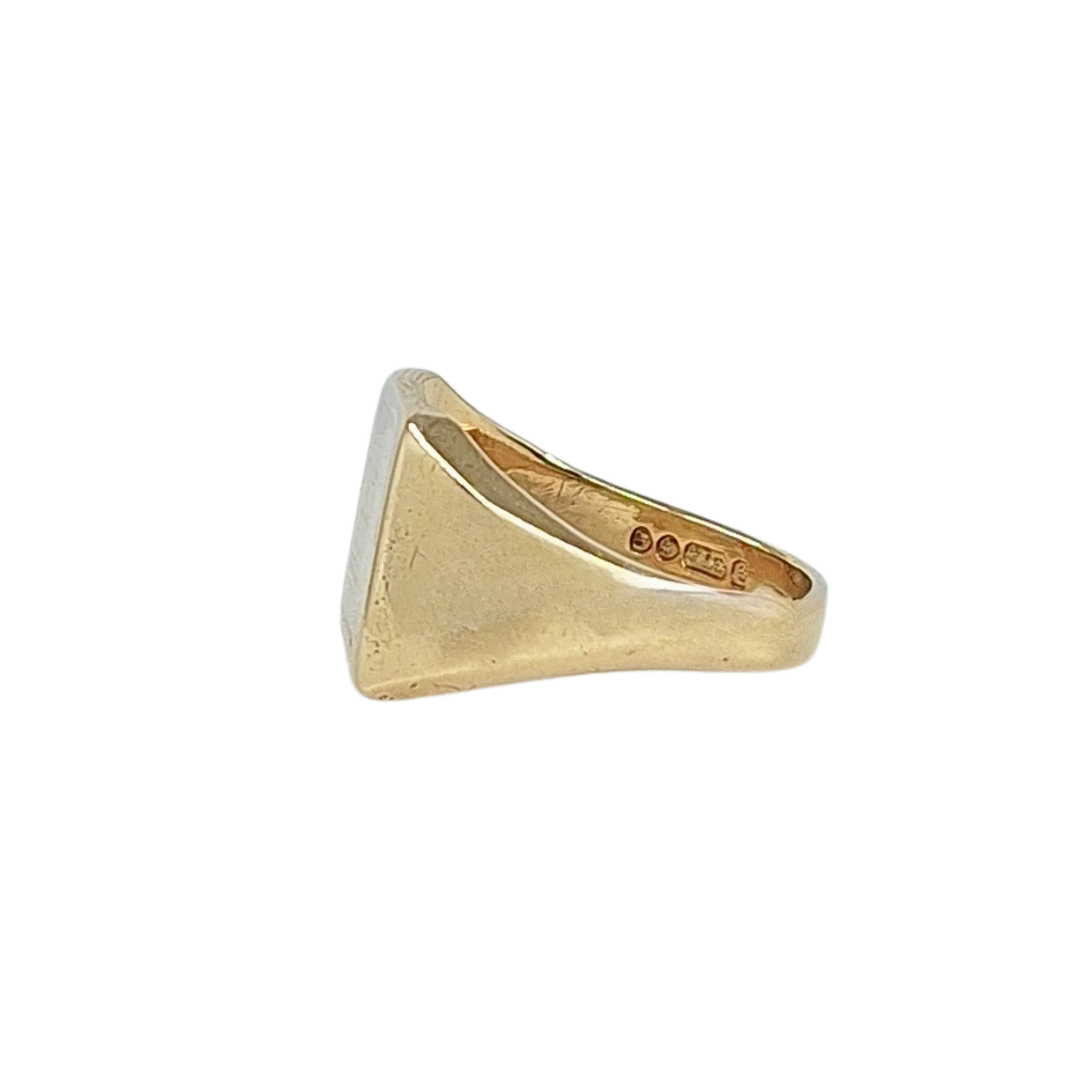 9ct Yellow Gold Square Signet Ring