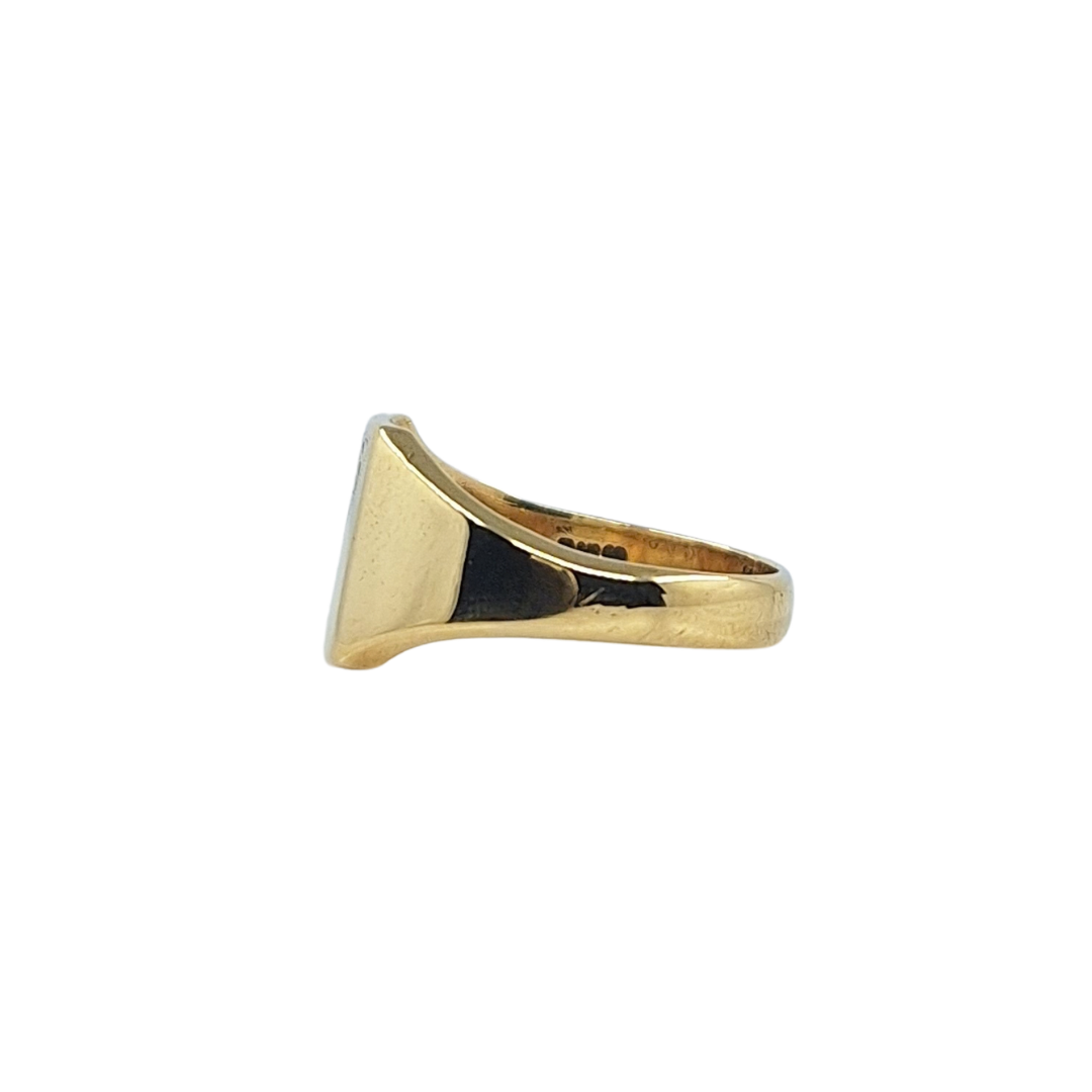 9ct Yellow Gold Square Signet Ring