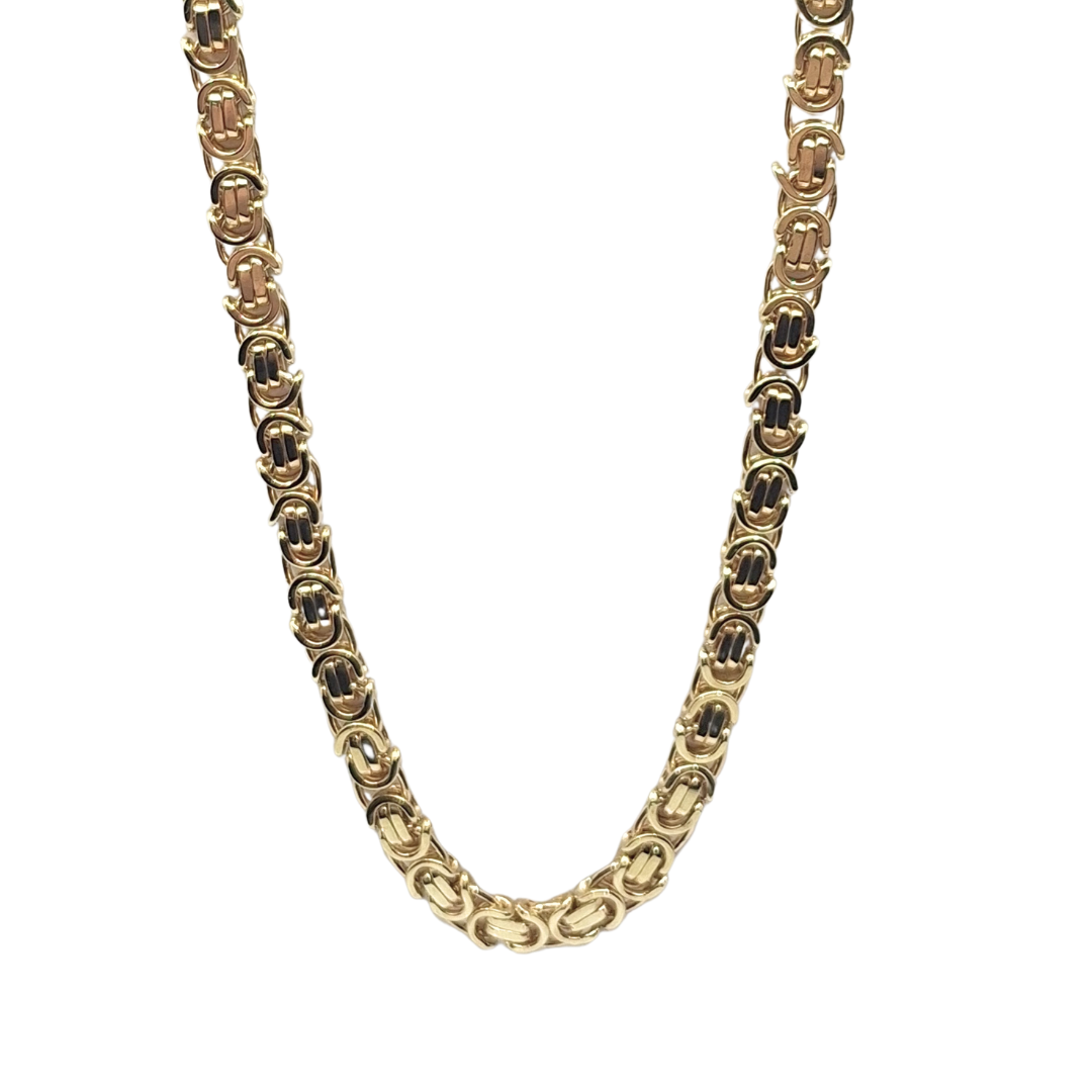9ct Yellow Gold Byzantine Chain 22"