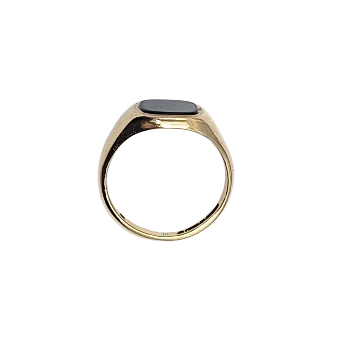 9ct Yellow Gold Onyx Signet Ring