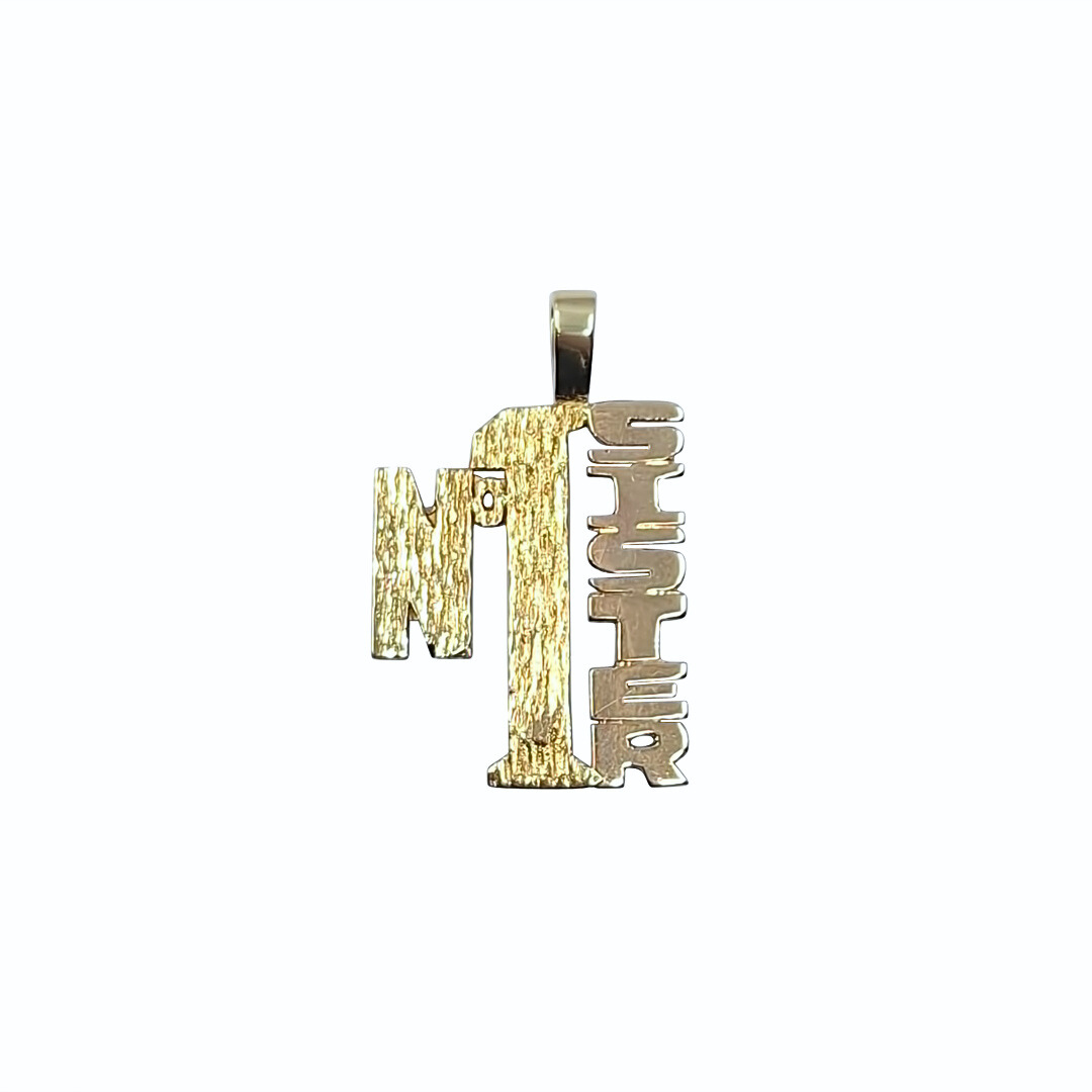 9ct Yellow Gold Sister Pendant