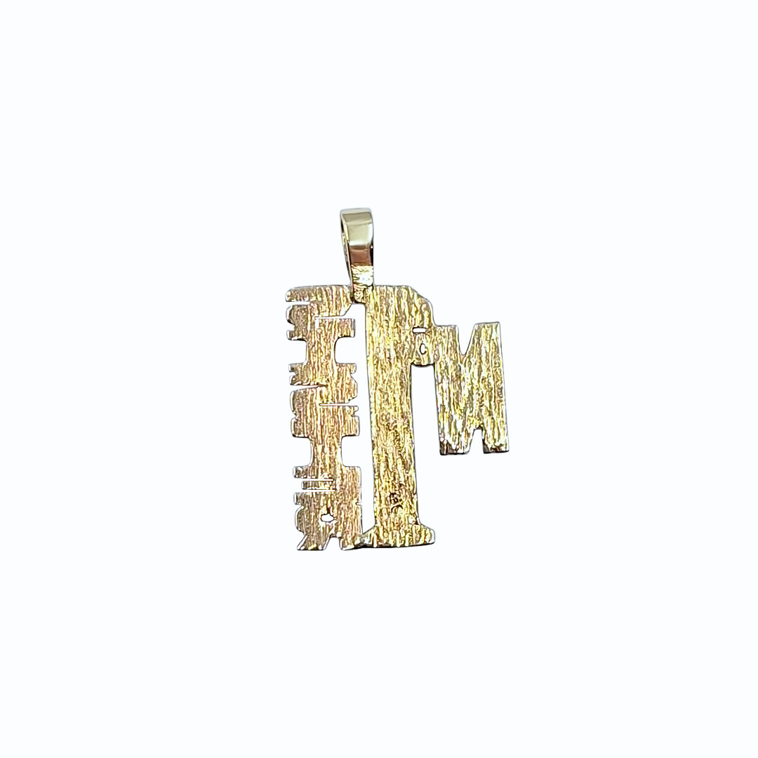 9ct Yellow Gold Sister Pendant