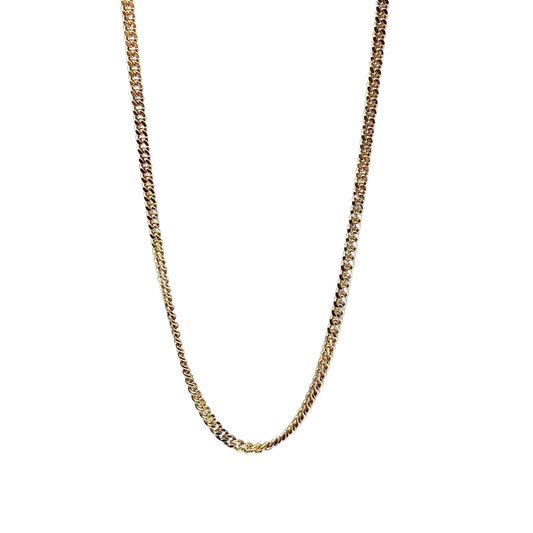 9ct Yellow Gold Curb Chain 24.9"