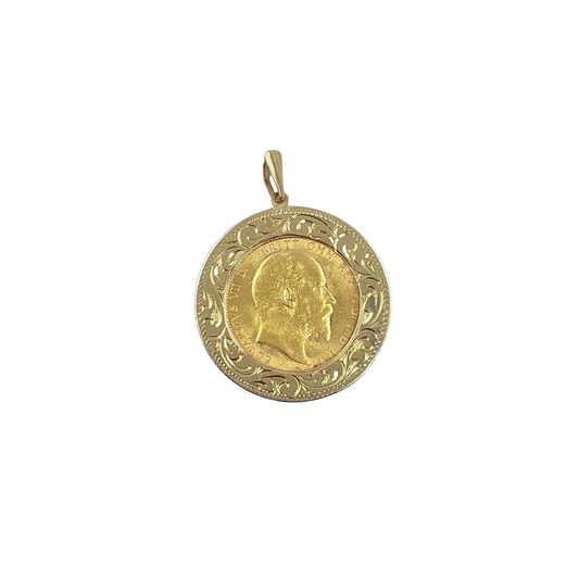 Full Sovereign Pendant 1906