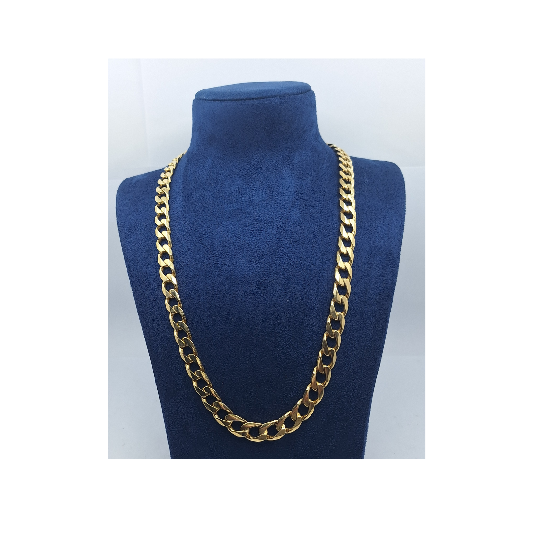 9ct Yellow Gold Curb Chain 26"