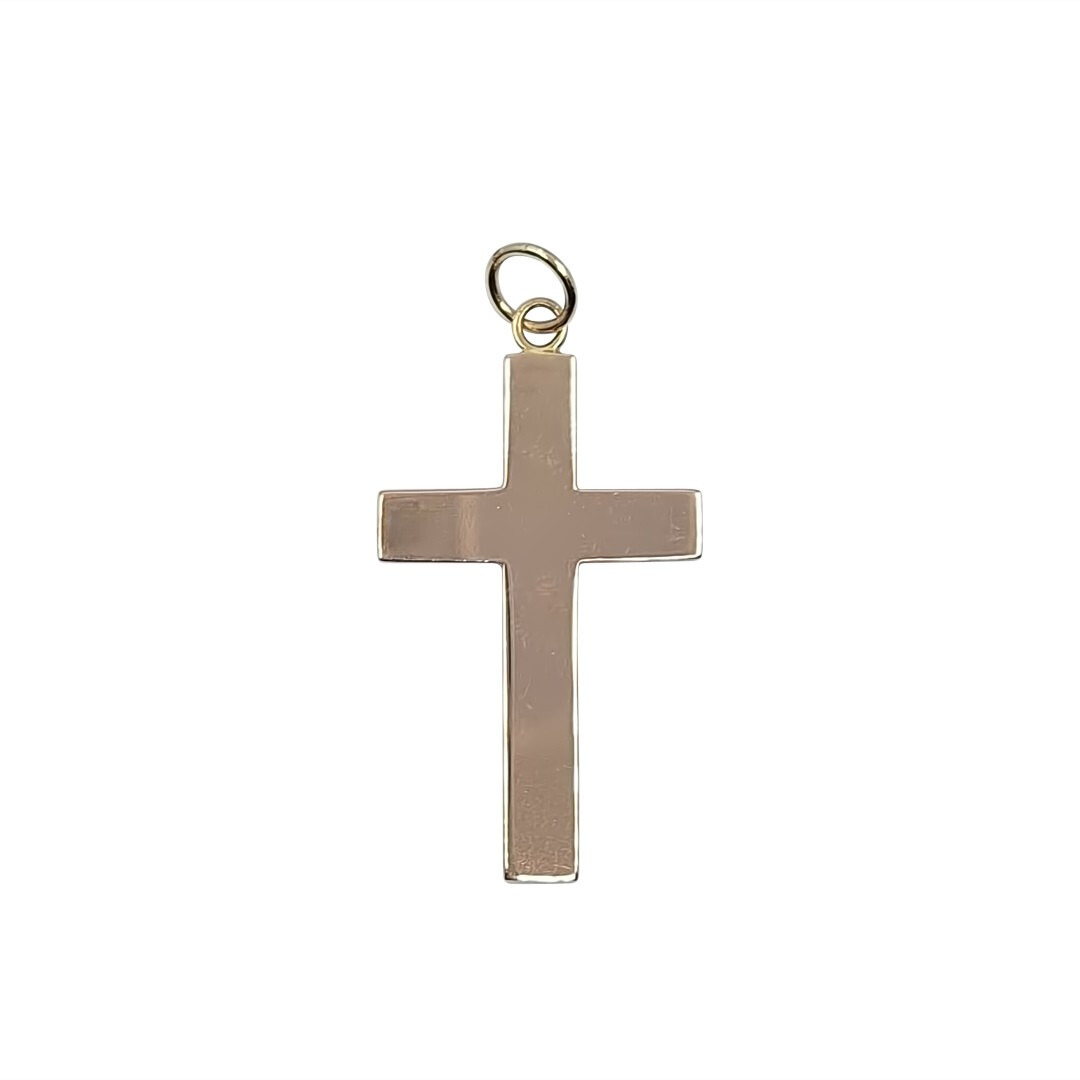 9ct Rose Gold Plain Cross