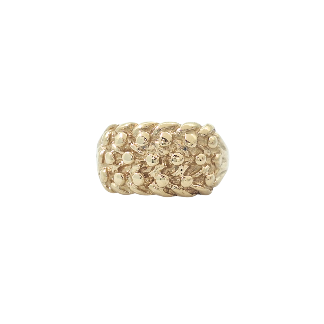 9ct Yellow Gold Keeper Ring