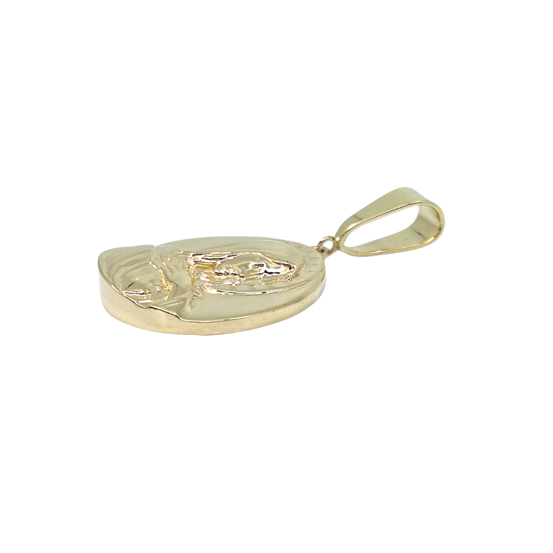 14ct Yellow Gold Mary Pendant