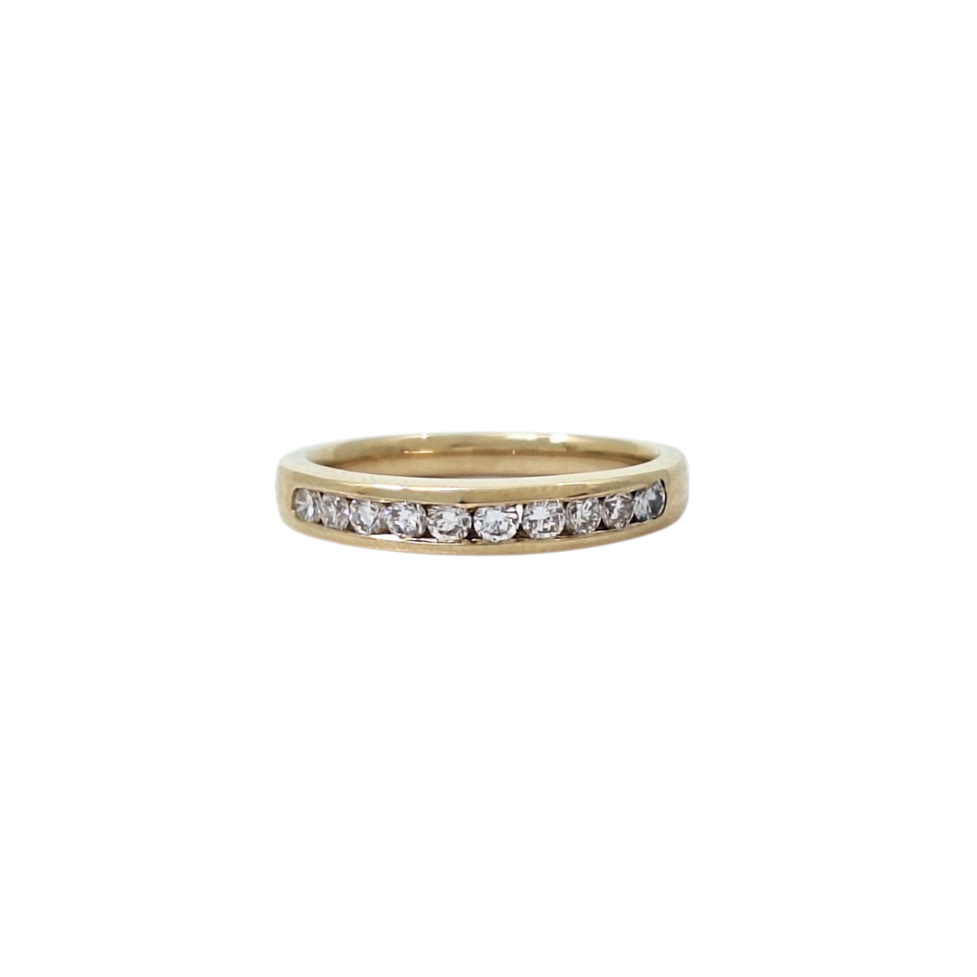 14ct Yellow Gold Diamond Eternity Ring
