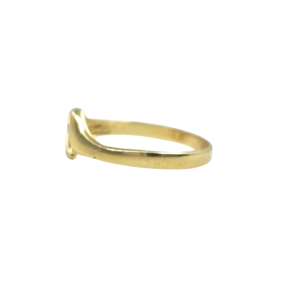 14ct Yellow Gold Patterned Band Ring