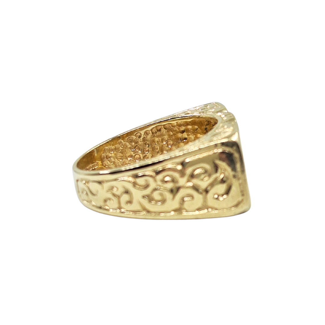 9ct Yellow Gold Dad Ring