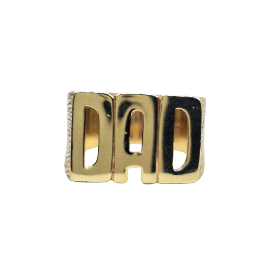 9ct Yellow Gold Dad Ring