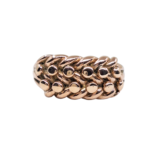 9ct Rose Gold Keeper Ring