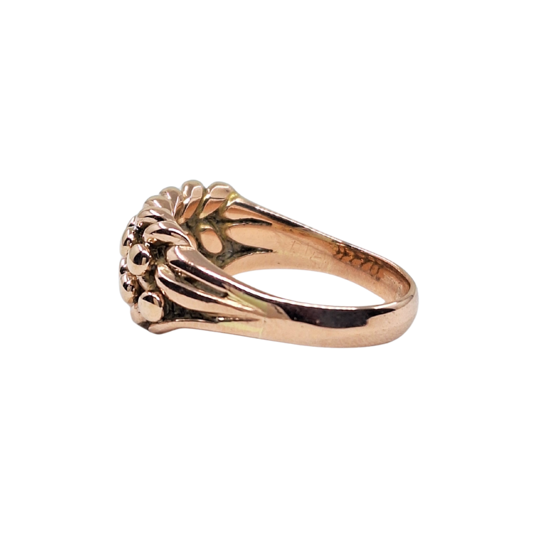9ct Rose Gold Keeper Ring