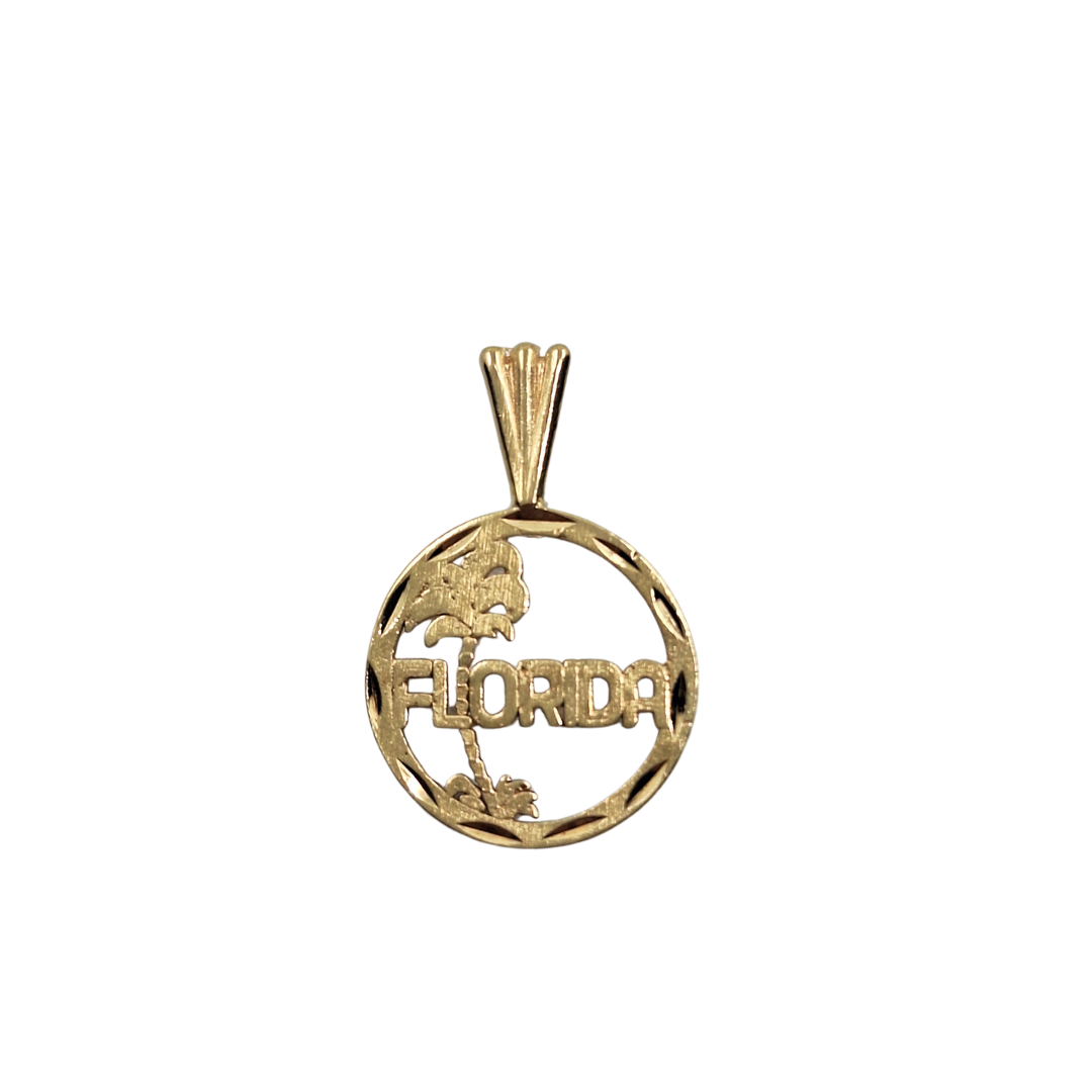 14ct Yellow Gold Florida Pendant