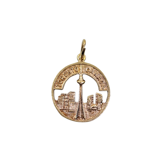 14ct Yellow Gold Toronto Canada Pendant