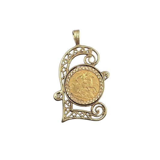 Half Sovereign 1908 Pendant