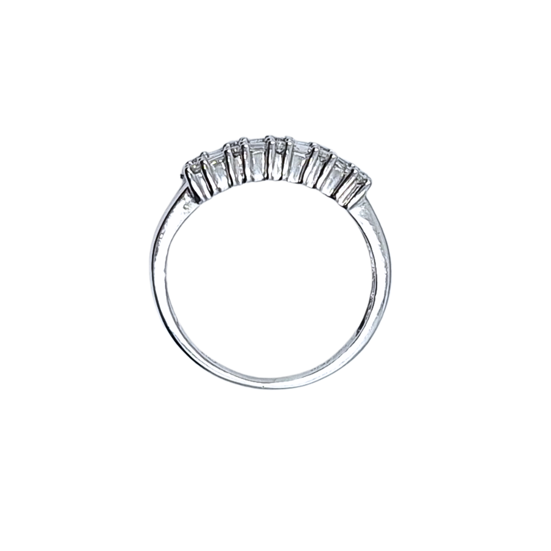 9ct White Gold Diamond Fancy Band Ring 0.33ct